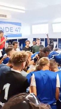 Les murs des vestiaires ont tremblé après la victoire face à Marignane (1-0)