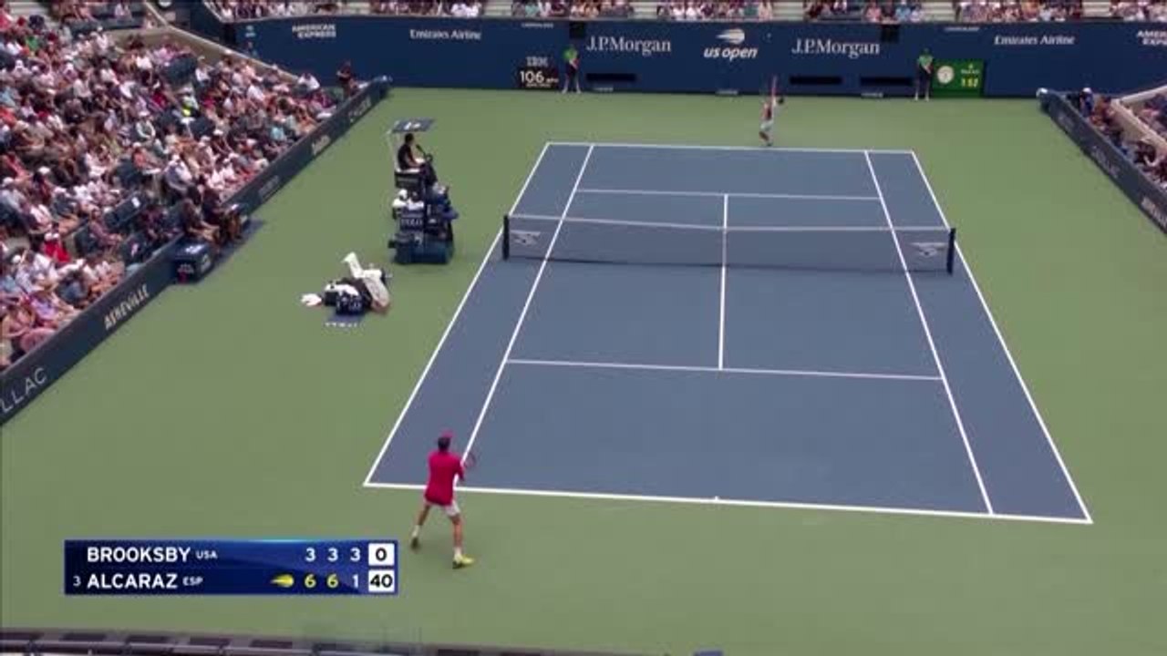 Highlights: Alcaraz ohne Satzverlust im Achtelfinale