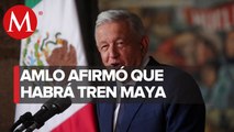 AMLO anuncia reinicio de trabajos de tramo 5 del Tren Maya