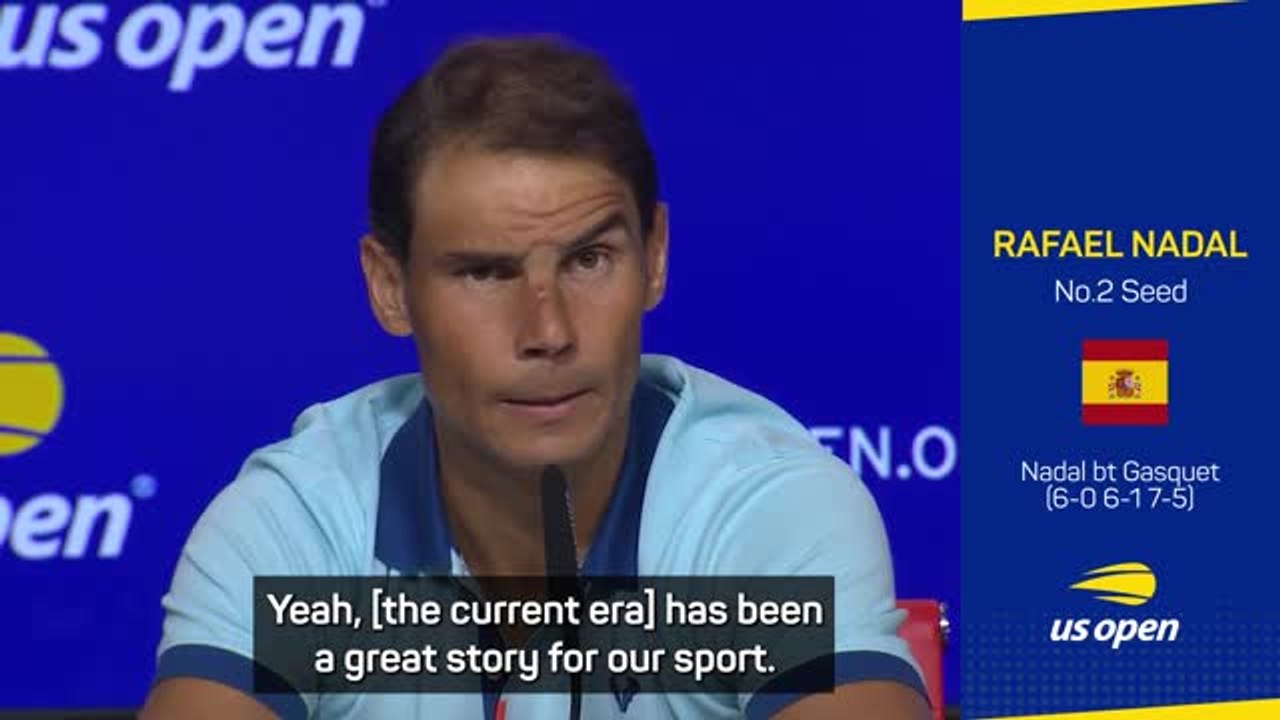 Nadal 'honoured' to be part of tennis' golden era