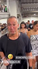 Laeticia et Joy Hallyday au concert de The Weeknd sur Instagram.