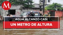 En Veracruz, fuertes lluvias inundan calles y viviendas; Ejército activa Plan DN-III-E