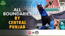 All Boundaries By Central Punjab | Central Punjab vs Northern | Match 9 | National T20 2022 | PCB | MS2T