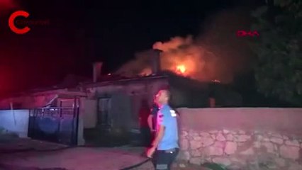 Karaman'da çiftlik evinde yangın
