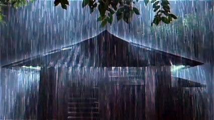 sleep in 2 minute-  heavy rain and thunder Storm sound