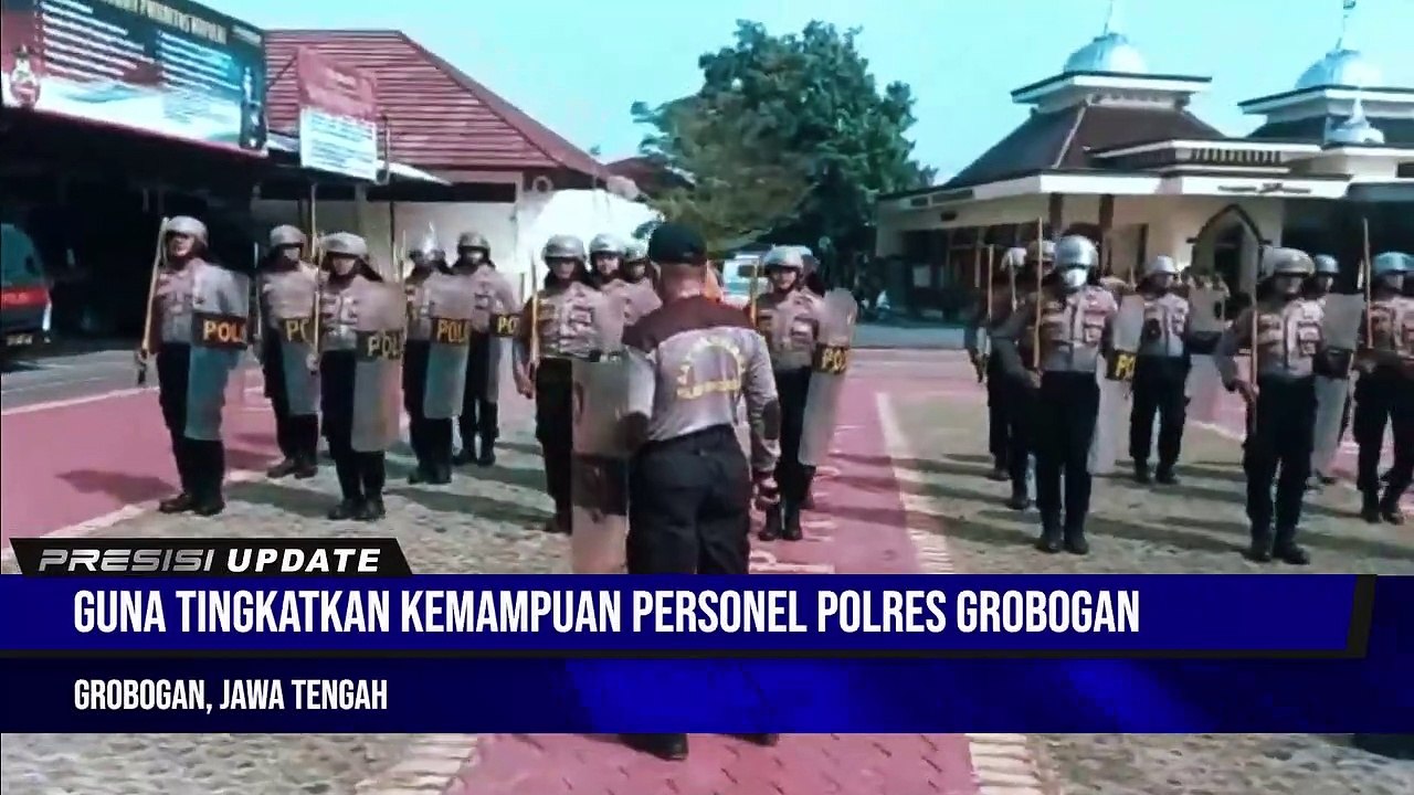 TINGKATKAN KEMAMPUAN PERSONEL, SAT SAMAPTA POLRES GROBOGAN RUTIN GELAR LATIHAN DALMAS