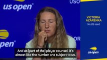 Azarenka calls for better safeguarding for female players