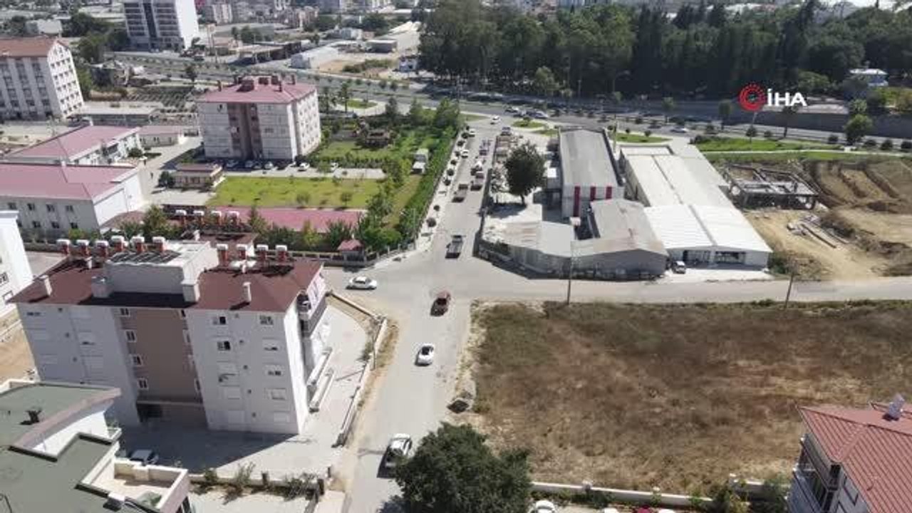 Çekici araçlarıyla gelin almaya gittiler