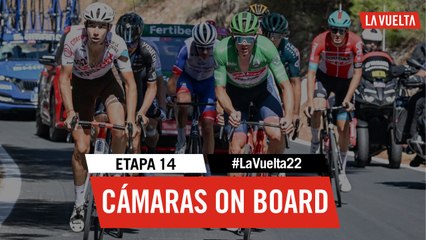 On board cameras - Étape 14 / Stage 14 | #LaVuelta22