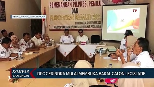 DPC Gerindra Mulai Buka Pendaftaran Caleg