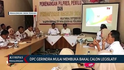 DPC Gerindra Mulai Buka Pendaftaran Caleg
