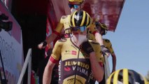 Tour d'Espagne 2022 - Primoz Roglic at the start of stage 15 : 