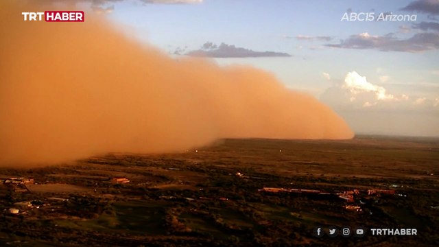 Arizona'da kum fırtınası