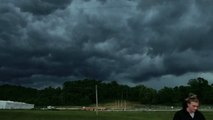 Timelapse of Shelf Clouds Moving Over Tuppers Plains in Ohio