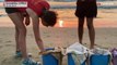 300 tortugas bobas y verdes recién nacidas son soltadas en una playa de Chipre