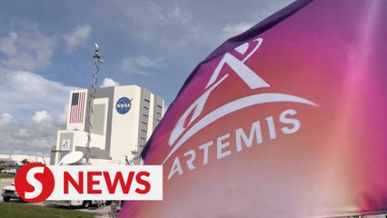 Download Video: Fuel leak delays NASA's Artemis launch by weeks