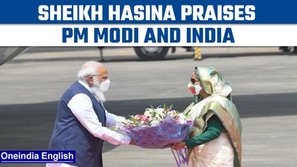 Download Video: Bangladesh PM Sheikh Hasina praises PM Modi and India’s vaccine program | Oneindia News *News