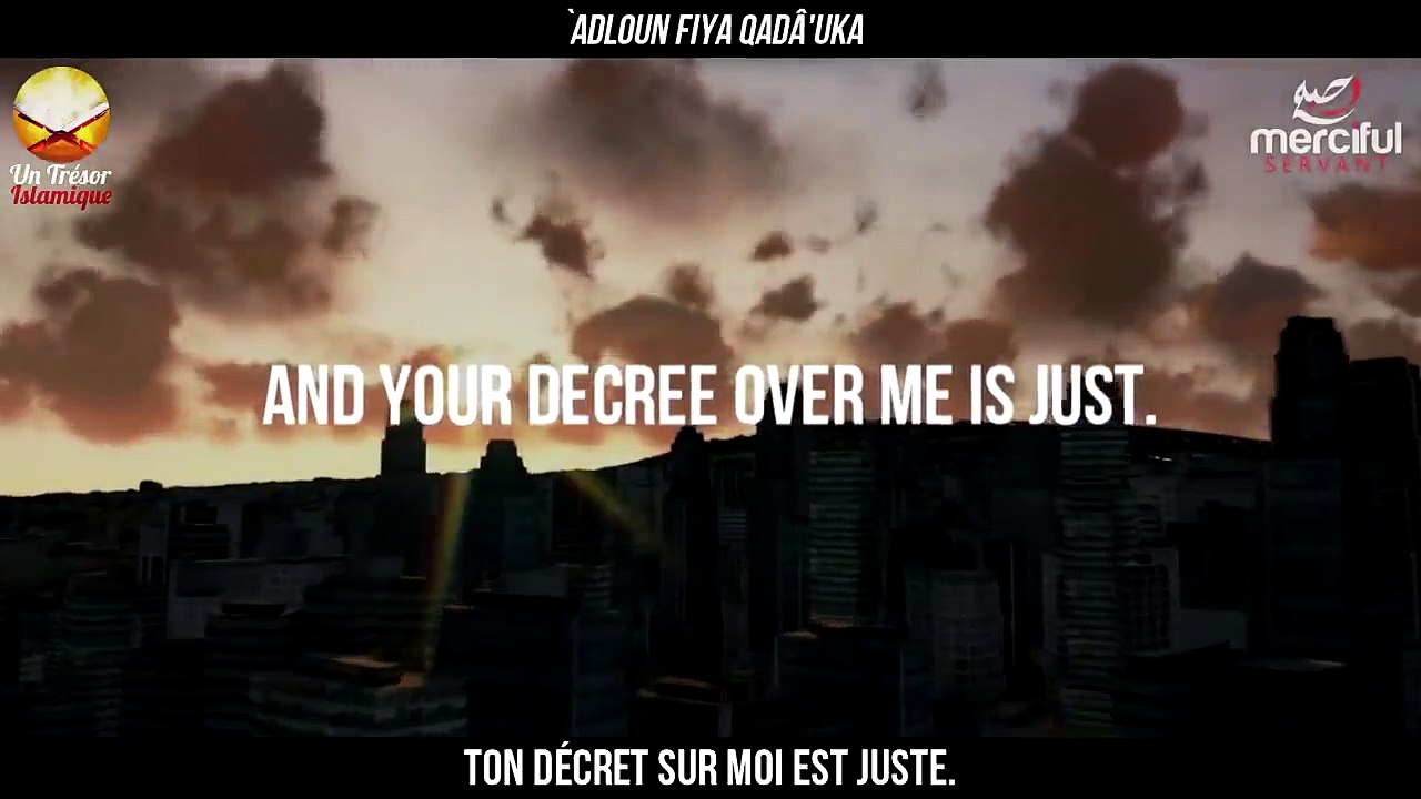 ♦ L-INVOCATION EN CAS DE SOUCIS ET TRISTESSE