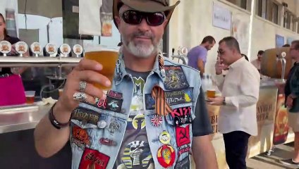 مهرجان بيرة الطيبة في الضفة الغربية المحتلة برئاسة امرأة