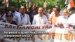Congress workers hold ‘Mehangai Par Halla Bol’ rally in Delhi