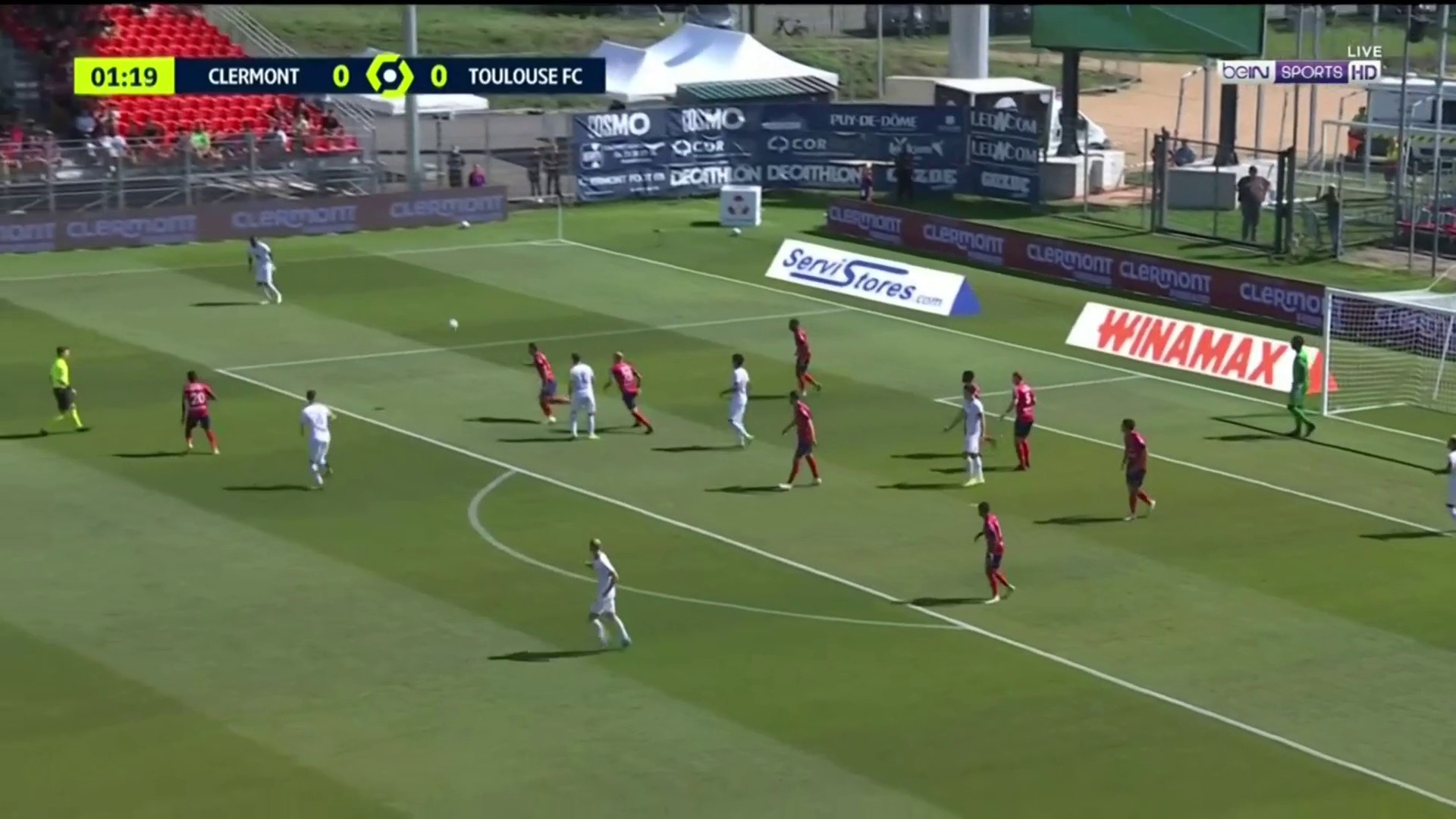 HL Ligue 1 - Clermont Foot - Toulouse in English
