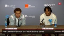 Wide Receiver Jermaine Burton on First Alabama Game