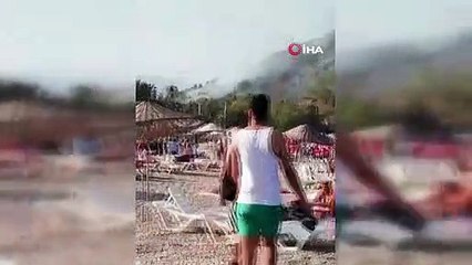 Antalya Adrasan’da orman yangını