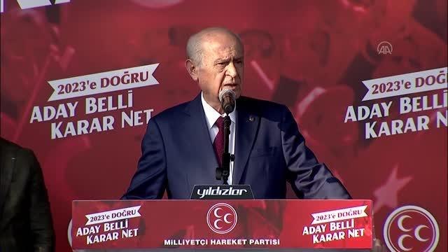 Bahçeli: Süper güç Türkiye'ye milli birlik ve kardeşlik içinde mutlaka terfi edeceğiz