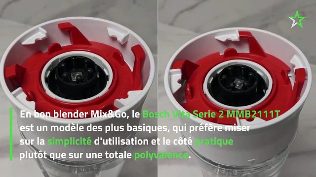 Test Blender Bosch Vita Serie 2 MMB2111T : un blender Mix&Go sur lequel on peut compter