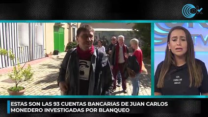 Estas son las 93 cuentas bancarias de Juan Carlos Monedero investigado por blanqueo