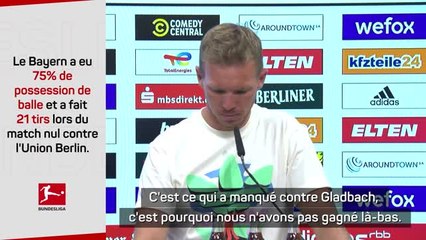5e j. - Nagelsmann n'en a "pas grand chose à faire" du classement après cinq matches