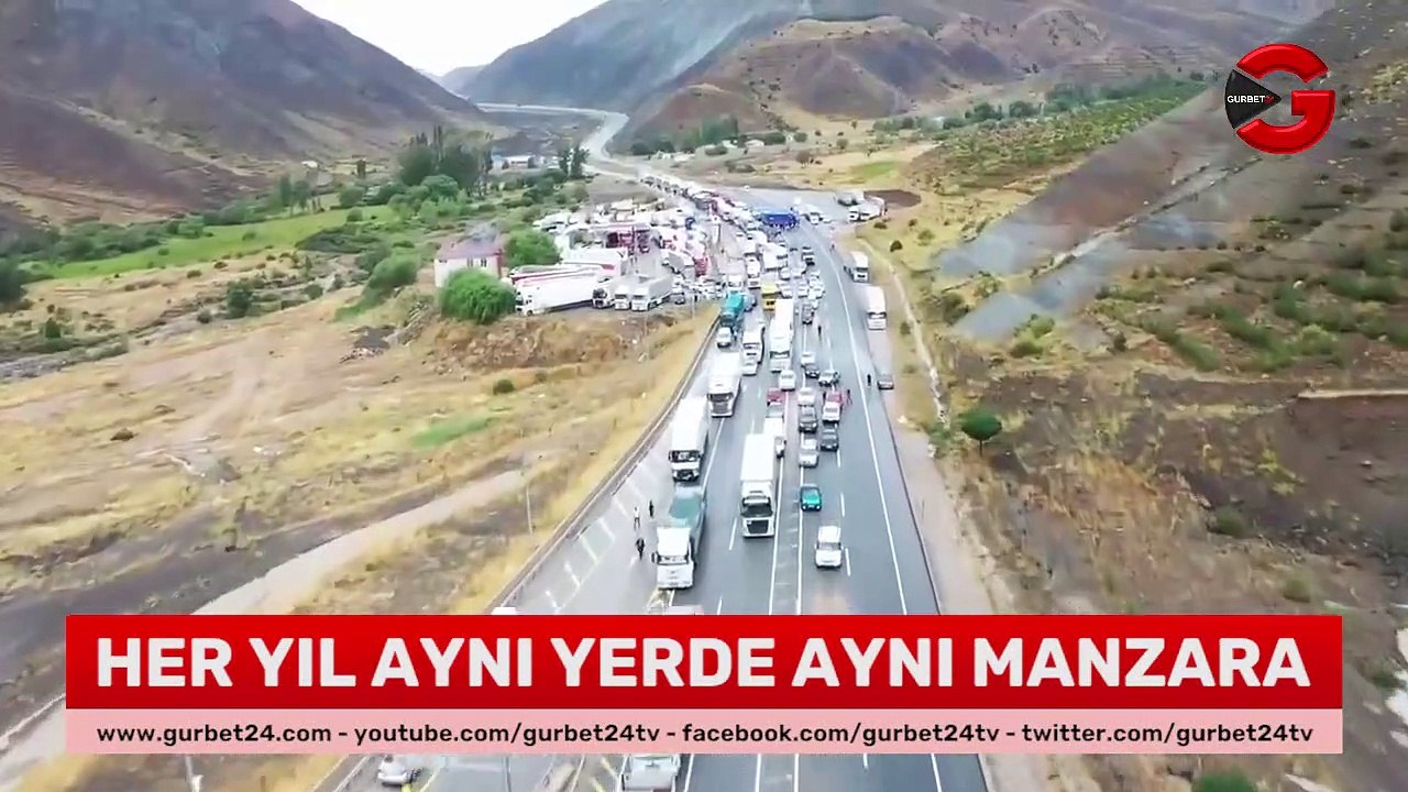 Erzincan'da her yıl aynı yerde aynı manzara