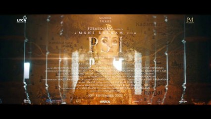 PS-1 Trailer|| PS -1 || Hindi || Vikram || Aishwarya Rai Bachchan || Karthi || 2022 ||