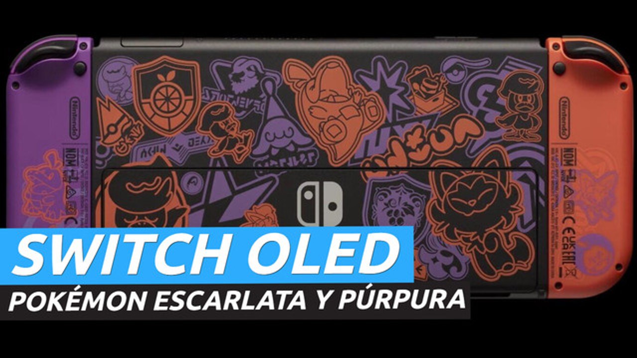 Nintendo Switch modelo OLED - Pokémon Escarlata y Púrpura