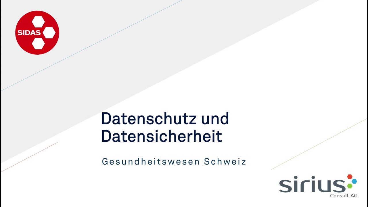 Datenschutzkonform mit Sidas Datenschutz Software - Demo