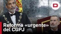Lesmes exige a Sánchez una reforma «ineludible» y «urgente» del sistema de renovación del CGPJ