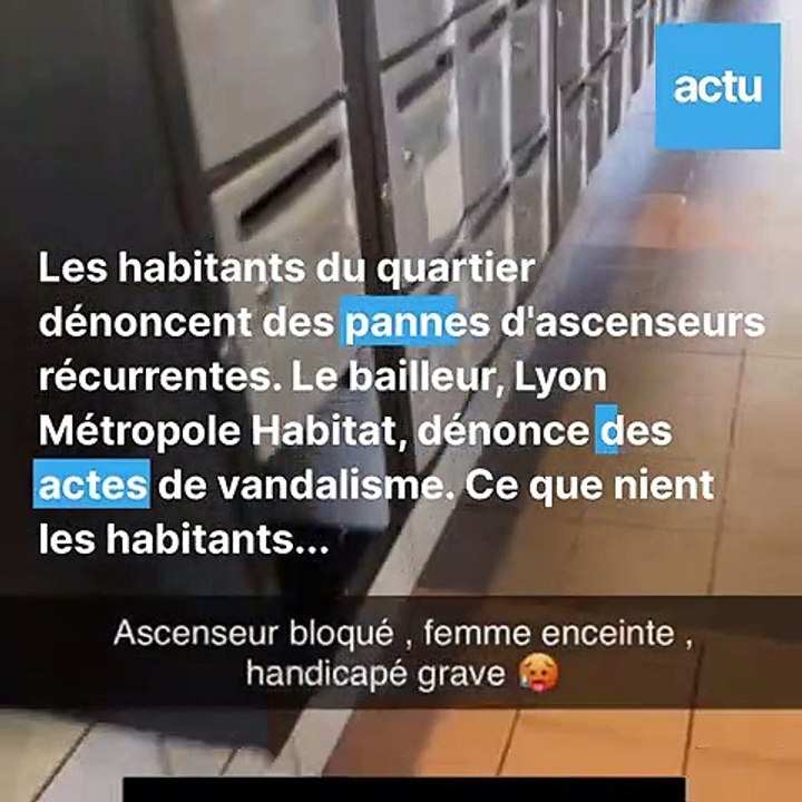 Pannes d'ascenseurs aux Minguettes : des habitants à mobilité réduite se font porter pour accéder à leur domicile