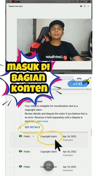 Mengatasi Sendiri Klaim Hak Cipta YouTube ⁉️ Youtuber Pemula Harus Tahu Cara Ini ❗