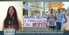 Pueblo de República Dominicana marcha por una seguridad social digna