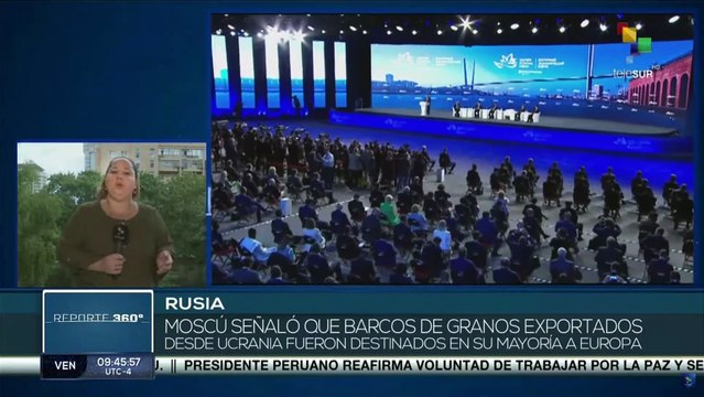 Pdte. ruso afirma que solo dos barcos de granos ucranianos han llegado a países en desarrollo