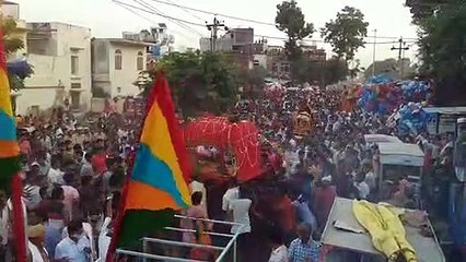 जलझूलनी एकादशी पर ठाकूरजी जी को कराया जल विहार