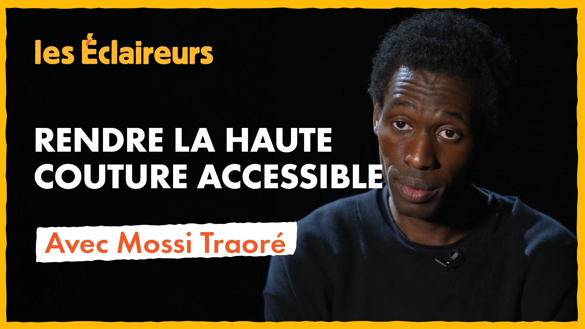 Rendre la haute couture accessible avec Mossi Traoré - Vidéo Dailymotion