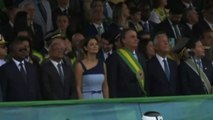 Bolsonaro a parata militare per 200 anni da indipendenza Brasile