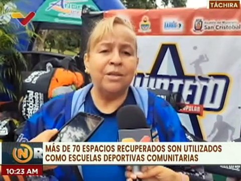 Brigadas comunitarias activan plan de masificación deportiva en espacios recuperados en Táchira