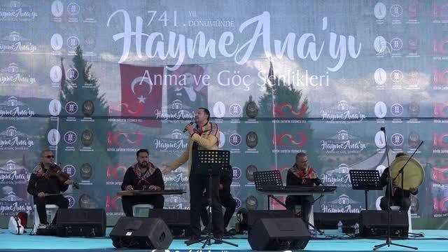 HAYME ANA, KÜTAHYA'DA ANILDI