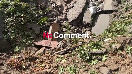 Residents clean up in Mykolaiv after fresh Russian shelling