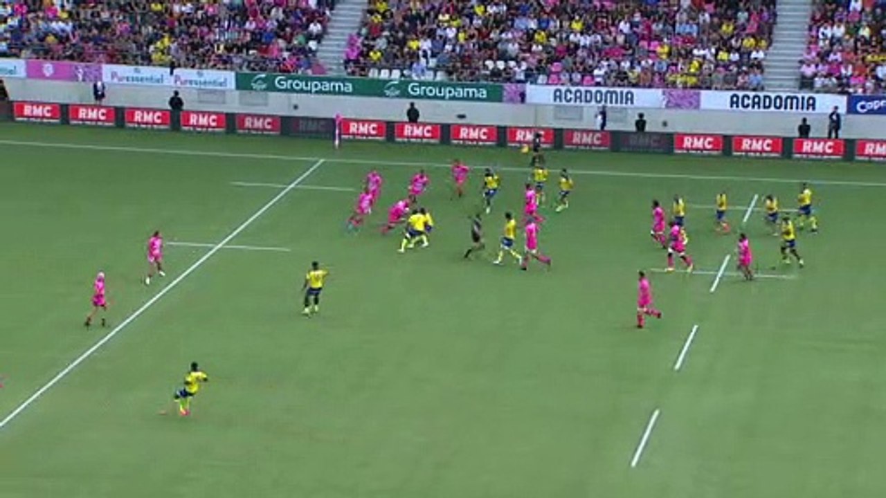 TOP 14 - Essai de Sefanaia NAIVALU (SFP) - Stade Français Paris - ASM Clermont - Saison 2022/2023