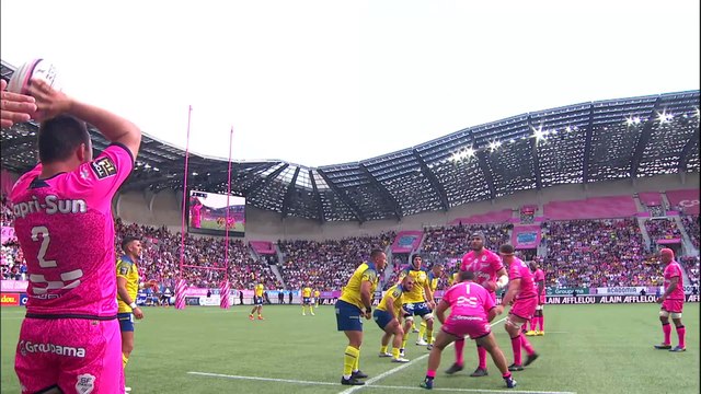 TOP 14 - Essai de Giovanni HABEL-KUFFNER (SFP) - Stade Français Paris - ASM Clermont - Saison 2022/2023