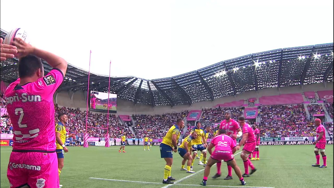 TOP 14 - Essai de Giovanni HABEL-KUFFNER (SFP) - Stade Français Paris - ASM Clermont - Saison 2022/2023