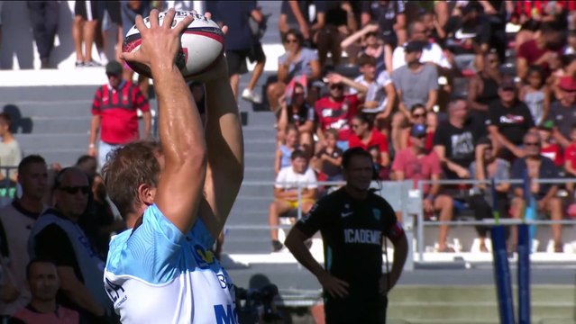 TOP 14 - Essai de Teiva JACQUELAIN (AB) - RC Toulon - Aviron Bayonnais - Saison 2022/2023